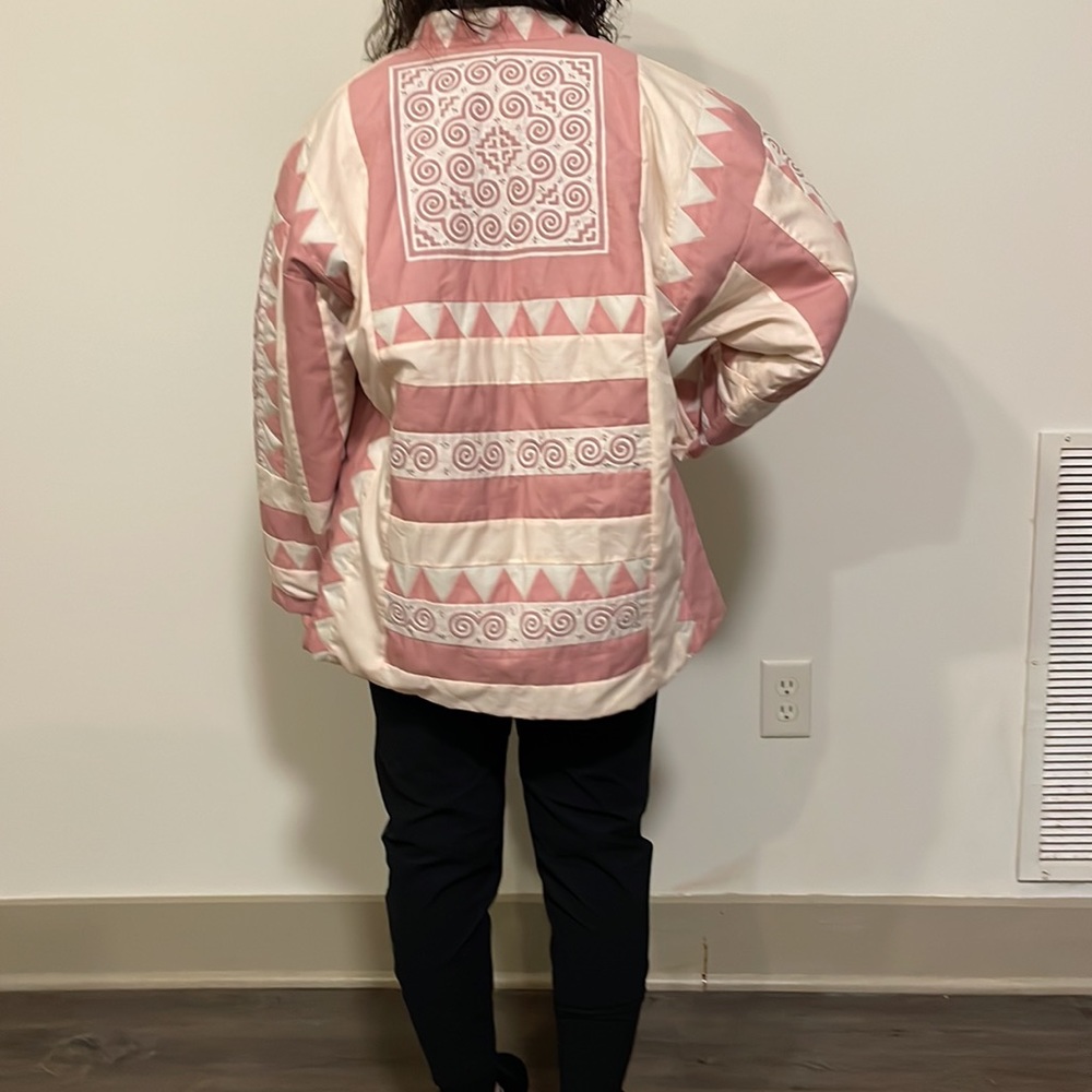 Vintage Reversible Pattern 90s Patchwork Jacket - Picture 12 of 12